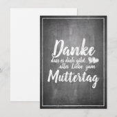 Bedankt om jou te zijn! Moederdag-alkbord (Voorkant / Achterkant)
