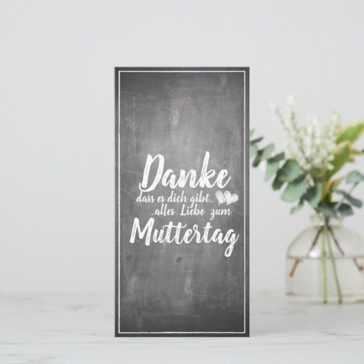 Bedankt om jou te zijn! Moederdag-alkbord (Staand voorkant)