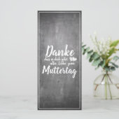 Bedankt om jou te zijn! Moederdag-alkbord (Staand voorkant)
