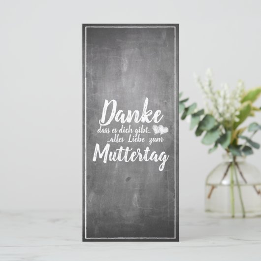 Bedankt om jou te zijn! Moederdag-alkbord (Staand voorkant)