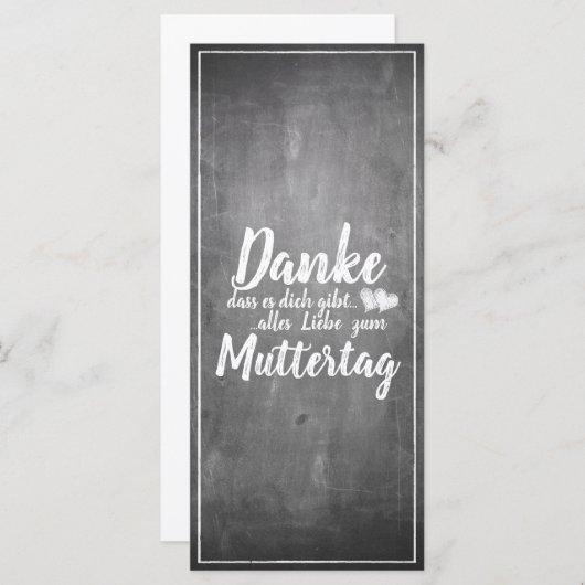 Bedankt om jou te zijn! Moederdag-alkbord (Voorkant / Achterkant)