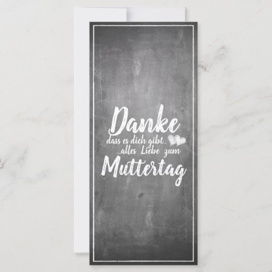 Bedankt om jou te zijn! Moederdag-alkbord (Voorkant)