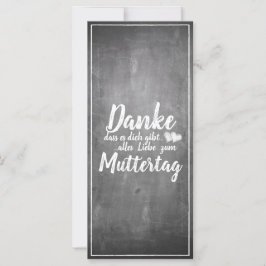 Bedankt om jou te zijn! Moederdag-alkbord