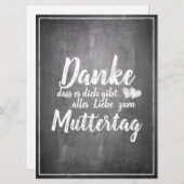 Bedankt om jou te zijn! Moederdag-alkbord (Voorkant / Achterkant)