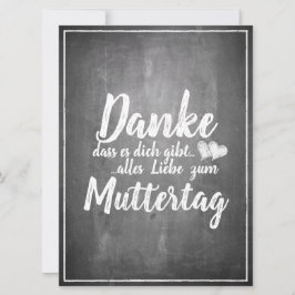 Bedankt om jou te zijn! Moederdag-alkbord