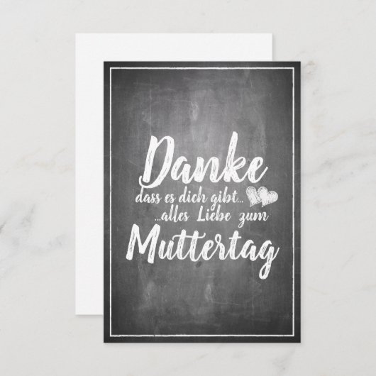 Bedankt om jou te zijn! Moederdag-alkbord (Voorkant / Achterkant)