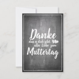 Bedankt om jou te zijn! Moederdag-alkbord