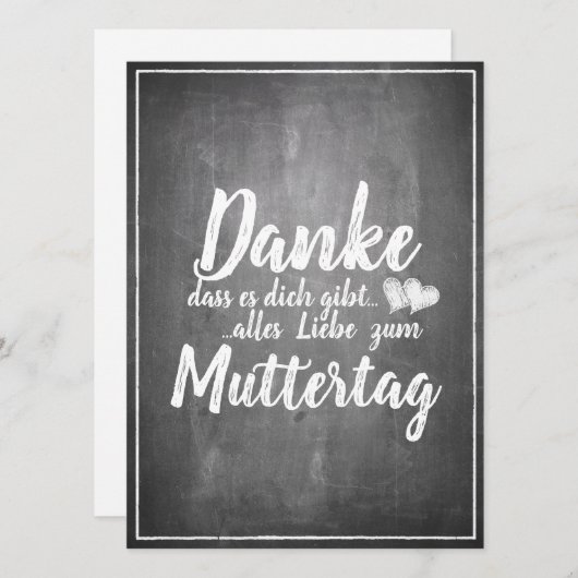 Bedankt om jou te zijn! Moederdag-alkbord (Voorkant / Achterkant)