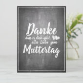 Bedankt om jou te zijn! Moederdag-alkbord (Staand voorkant)