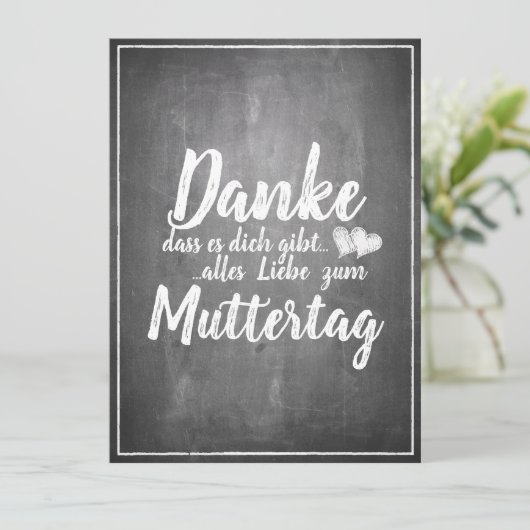 Bedankt om jou te zijn! Moederdag-alkbord (Staand voorkant)