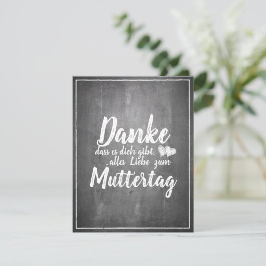 Bedankt om jou te zijn! Moederdag-alkbord (Staand voorkant)