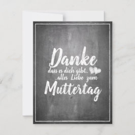 Bedankt om jou te zijn! Moederdag-alkbord