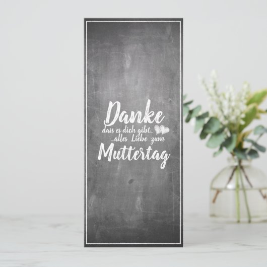 Bedankt om jou te zijn! Moederdag-alkbord (Staand voorkant)
