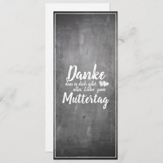 Bedankt om jou te zijn! Moederdag-alkbord (Voorkant / Achterkant)