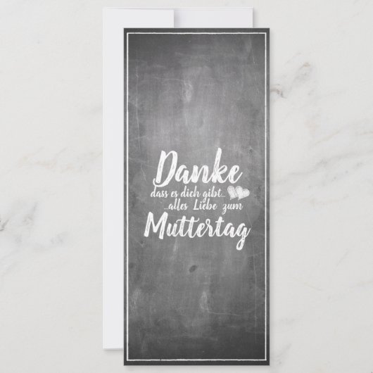 Bedankt om jou te zijn! Moederdag-alkbord (Voorkant)