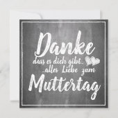 Bedankt om jou te zijn! Moederdag-alkbord (Voorkant)