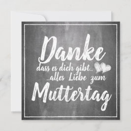 Bedankt om jou te zijn! Moederdag-alkbord