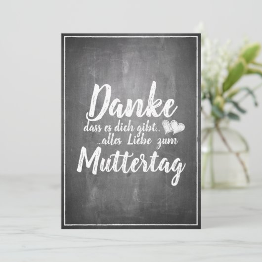 Bedankt om jou te zijn! Moederdag-alkbord (Staand voorkant)