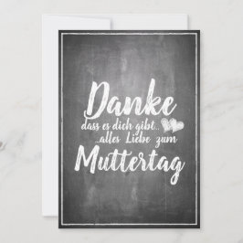Bedankt om jou te zijn! Moederdag-alkbord