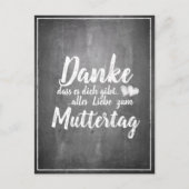 Bedankt om jou te zijn! Moederdag-alkbord Feestdagenkaart (Voorkant)