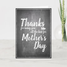 Bedankt om jou te zijn! Moederdag-alkbord