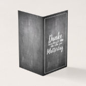 Bedankt om jou te zijn! Moederdag-alkbord Kaart (Buitenkant)