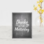 Bedankt om jou te zijn! Moederdag-alkbord Kaart (Gele Bloem)