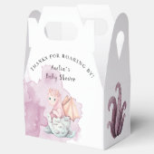 Bedankt om langs te brullen! Dragon Baby shower Bedankdoosjes (Geopend)