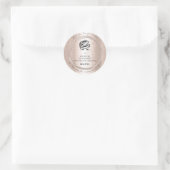 Bedankt om Logo kortingscode Cosmetics te bestelle Ronde Sticker (Tas)