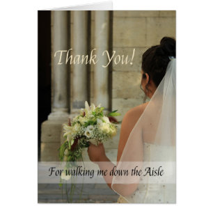 Bedankt om me door het gangpad te leiden