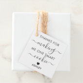 Bedankt om me één slim koekjesLabel te maken, Kraf Bedankjes Labels (In situ)