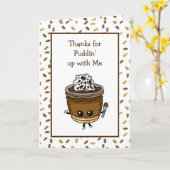 Bedankt om me op te zadelen, een gedoe kaart (Gele Bloem)