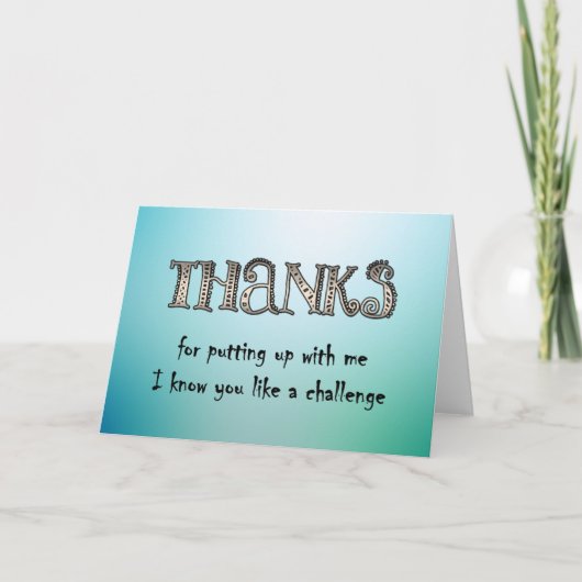 Bedankt om me te helpen (Voorkant)