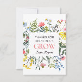 Bedankt om me te helpen groeien docent / Dagopvang (Voorkant)