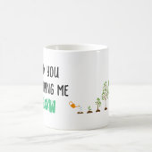 Bedankt om me te helpen groeien - Inspirerend Teac Koffiemok (Center)