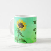 Bedankt om me te helpen groeien! mok koffie (Voorkant links)