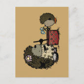 Bedankt om me te voeden mama briefkaart (Voorkant)