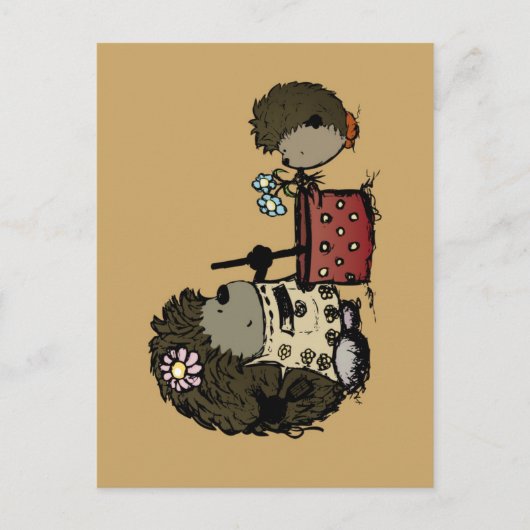 Bedankt om me te voeden mama briefkaart (Voorkant)