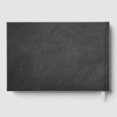 Bedankt om met ons te vieren! Chalkboard Wedding Gastenboek (Achterkant)