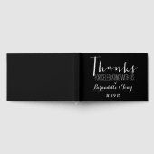 Bedankt om met ons te vieren! Trendy Wedding Gastenboek (Volledig)