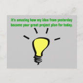 Bedankt om mij te bedanken voor dat idee briefkaart (Voorkant)