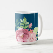 Bedankt om mij te helpen bij de Mok van bloemen (Voorkant rechts)