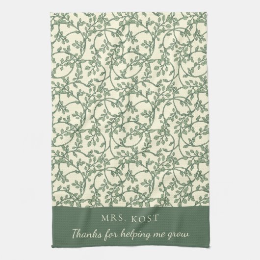 Bedankt om mij te helpen keukenhanddoeken te kweke (Verticaal)