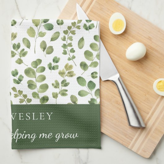 Bedankt om mij te helpen keukenhanddoeken te kweke (Quarter Fold)