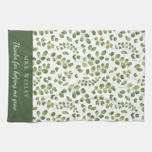 Bedankt om mij te helpen keukenhanddoeken te kweke (Horizontaal)