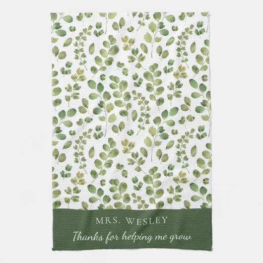 Bedankt om mij te helpen keukenhanddoeken te kweke (Verticaal)