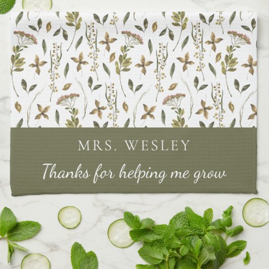 Bedankt om mij te helpen keukenhanddoeken te kweke (Gevouwen)