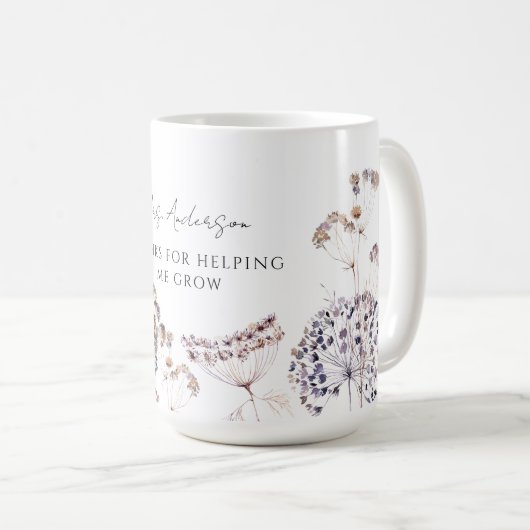 Bedankt om mij te helpen Mok te kweken (Voorkant rechts)