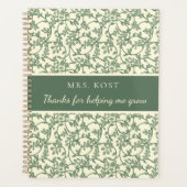 Bedankt om mij te helpen planner te kweken (Voorkant)