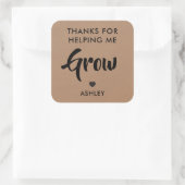 Bedankt om mij te helpen Stickers te kweken, Kraft (Tas)